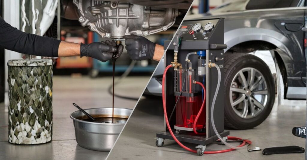 Transmission Fluid Change vs Flush